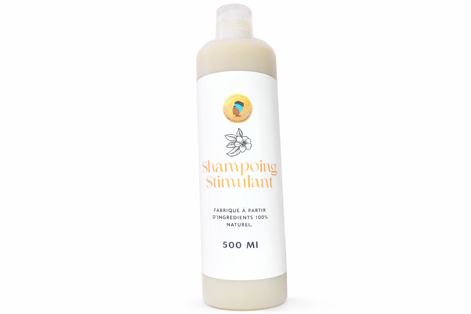 Shampoing stimulant 500 ml – Soin fortifiant et activateur de pousse. C’est un  2 en 1 shampoing et après shampoing
