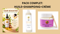 PACK COMPLET (huile,shampooing et crème hydratante )