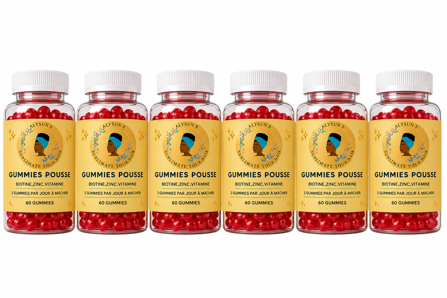 Gummies pousse cheveux
